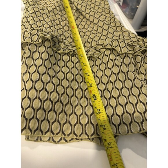 Vtg Y2K Babydoll Top Sz L Mesh Whimsigoth Fairy Grunge Indie Sleaze Green Ruffle - Picture 5 of 15